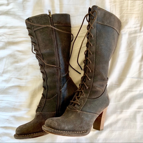 frye villager lace boots
